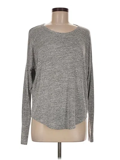 Pre-owned Rag & Bone Long Sleeve T-shirt In Gray