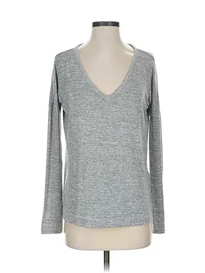 Pre-owned Rag & Bone Long Sleeve T-shirt In Gray