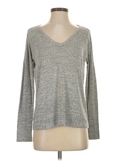 Pre-owned Rag & Bone Long Sleeve T-shirt In Gray
