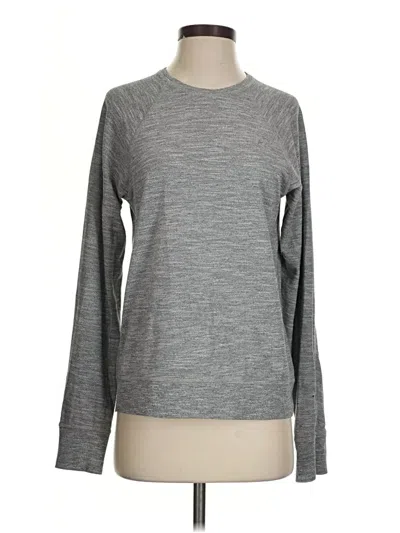 Pre-owned Rag & Bone Long Sleeve T-shirt In Gray