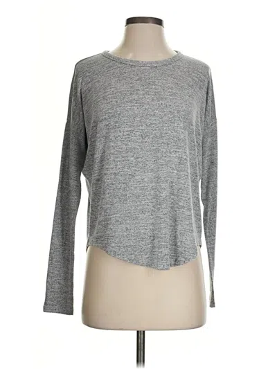 Pre-owned Rag & Bone Long Sleeve T-shirt In Gray