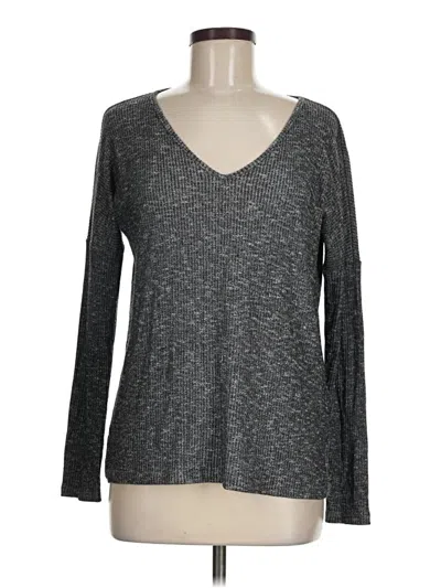Pre-owned Rag & Bone Long Sleeve T-shirt In Gray