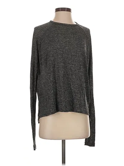 Pre-owned Rag & Bone Long Sleeve T-shirt In Gray