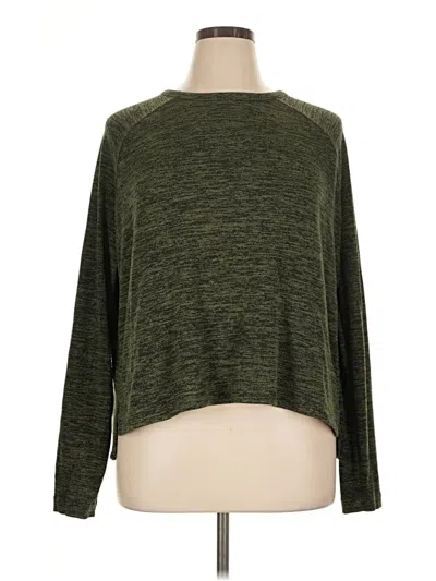 Pre-owned Rag & Bone Long Sleeve T-shirt In Green