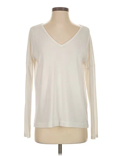 Pre-owned Rag & Bone Long Sleeve T-shirt In Ivory