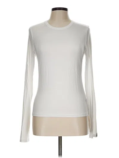 Pre-owned Rag & Bone Long Sleeve T-shirt In Ivory