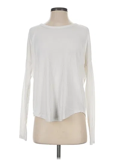 Pre-owned Rag & Bone Long Sleeve T-shirt In Ivory