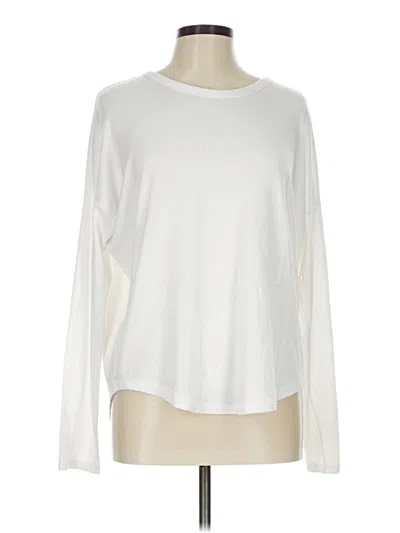 Pre-owned Rag & Bone Long Sleeve T-shirt In Ivory