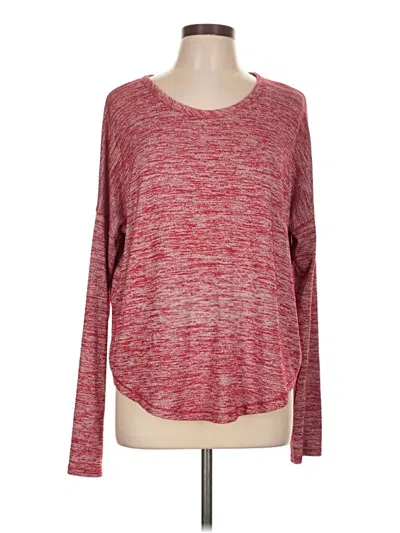 Pre-owned Rag & Bone Long Sleeve T-shirt In Red