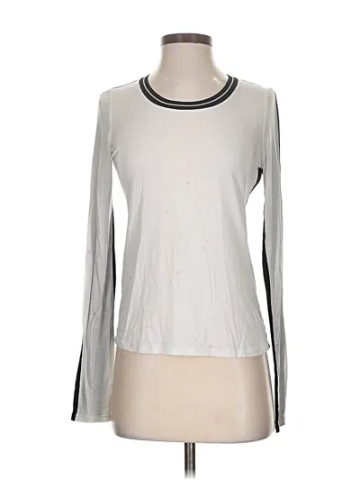 Pre-owned Rag & Bone Long Sleeve T-shirt In Silver