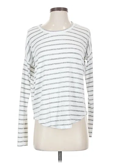 Pre-owned Rag & Bone Long Sleeve T-shirt In Silver