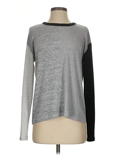 Pre-owned Rag & Bone Long Sleeve T-shirt In Silver