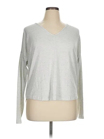 Pre-owned Rag & Bone Long Sleeve T-shirt In Silver