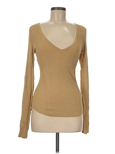 Pre-owned Rag & Bone Long Sleeve T-shirt In Tan