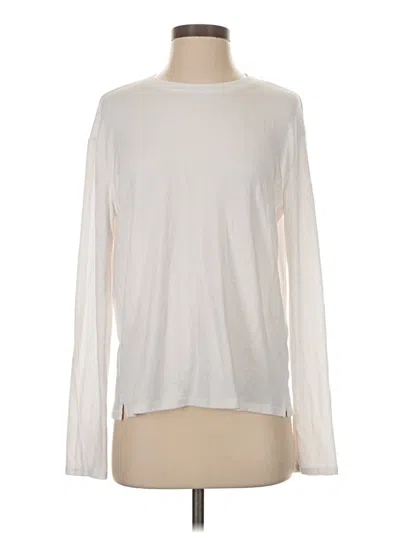 Pre-owned Rag & Bone Long Sleeve T-shirt In White