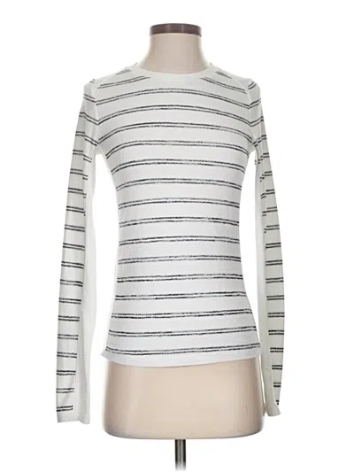 Pre-owned Rag & Bone Long Sleeve Turtleneck In Silver