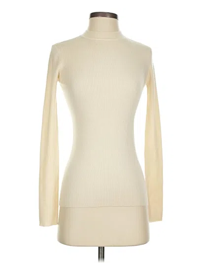 Pre-owned Rag & Bone Long Sleeve Turtleneck In White