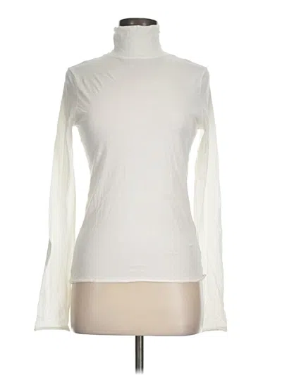 Pre-owned Rag & Bone Long Sleeve Turtleneck In White