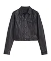 Rag & Bone Long-sleeved Leather Jacket