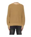 Rag & Bone Long-sleeved Sweater In Brown
