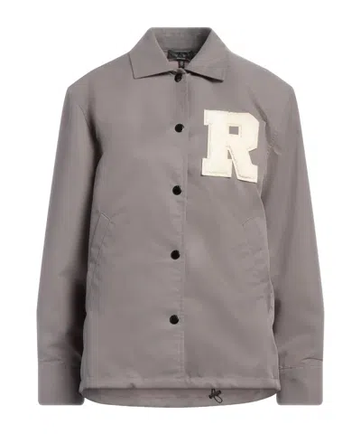 Rag & Bone Long Sleeves Overshirt In Purple