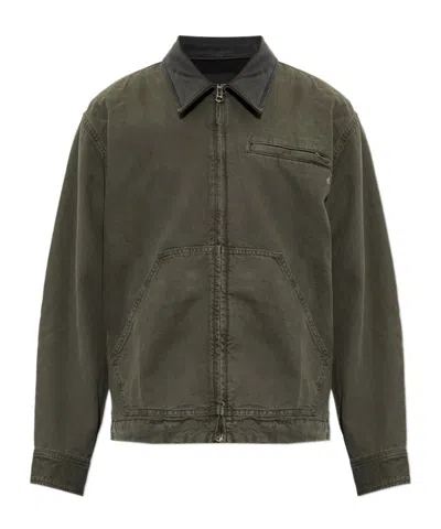 Rag & Bone Long-sleeve Casual Jacket In Gray