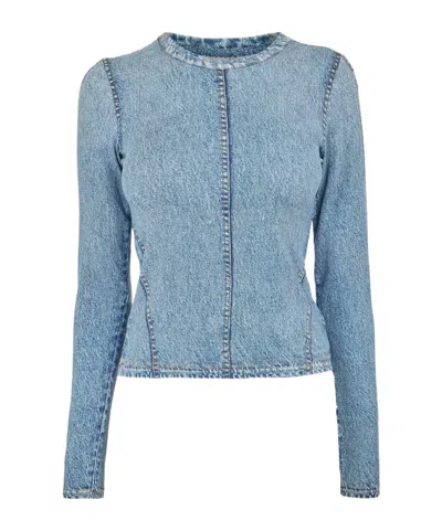 Rag & Bone Long-sleeve T-shirt In Blue