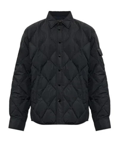 Rag & Bone Long-sleeved Down Jacket In Black