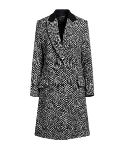 Rag & Bone Long-sleeved Overcoat In Black
