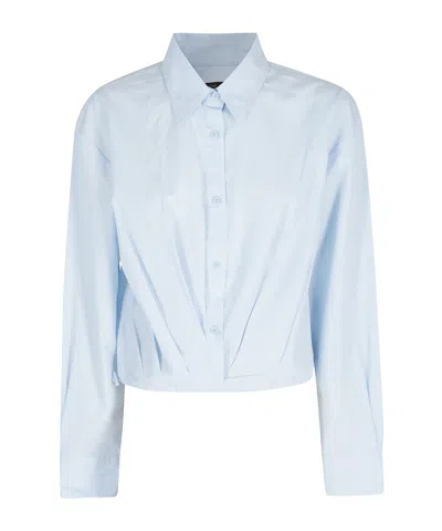 Rag & Bone Long-sleeved Shirt In Blue