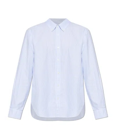 Rag & Bone Striped Button-down Shirt In White