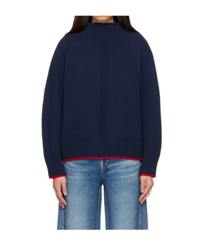 Rag & Bone Long-sleeved Sweater In Blue