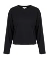 Rag & Bone Long-sleeved T-shirt In Black
