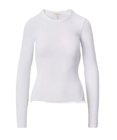 Rag & Bone Long-sleeved T-shirt In White