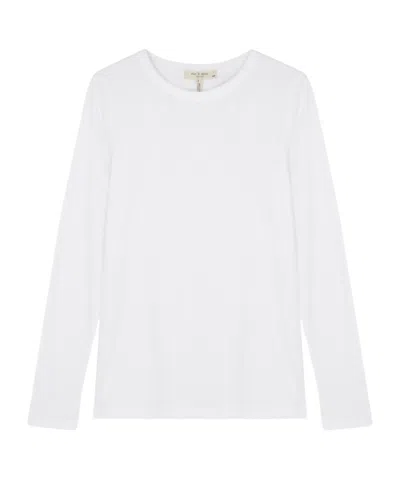 Rag & Bone Long-sleeved T-shirt In White