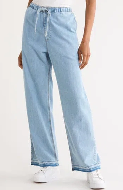 Rag & Bone Lori Beach Pants In Blue