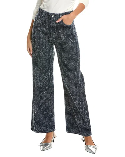 Rag & Bone Lori High-rise Full Length Wide Leg Pant In Blue