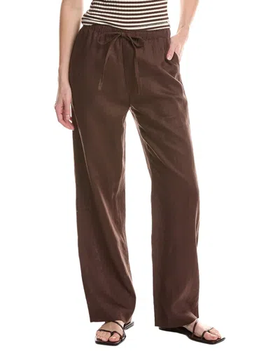 Rag & Bone Lori Linen Beach Pant In Brown