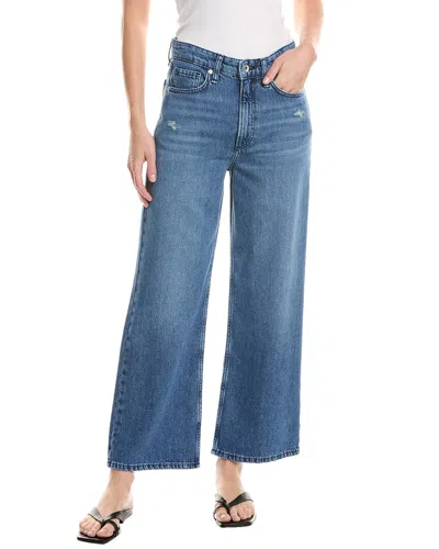Rag & Bone Lori Mid-rise Polk Crop Jean In Blue