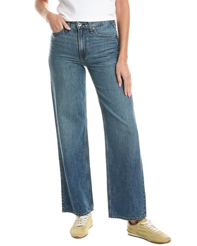 Rag & Bone Lori Mid Rise Wide Leg Jean In Blue