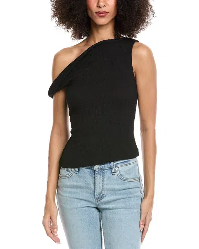 Rag & Bone Lou Off-shoulder Top In Black