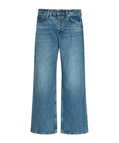 Rag & Bone Low-rise Loose Straight-leg Jeans In Blue