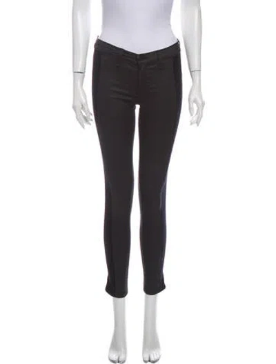 Pre-owned Rag & Bone Low-rise Skinny Leg Jeans In Black