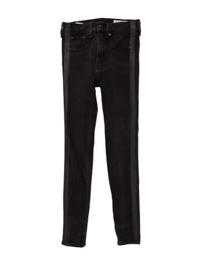 Pre-owned Rag & Bone Low-rise Skinny Leg Jeans In Black