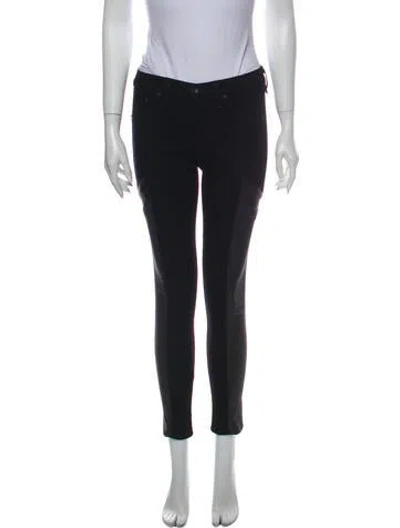 Pre-owned Rag & Bone Low-rise Skinny Leg Jeans In Blue