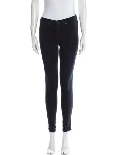Pre-owned Rag & Bone Low-rise Skinny Leg Jeans In Blue