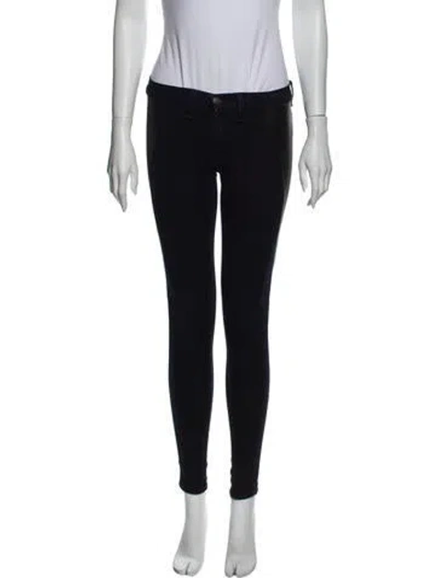 Pre-owned Rag & Bone Low-rise Skinny Leg Jeans In Blue