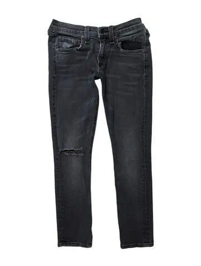Pre-owned Rag & Bone Low-rise Skinny Leg Jeans In Gray