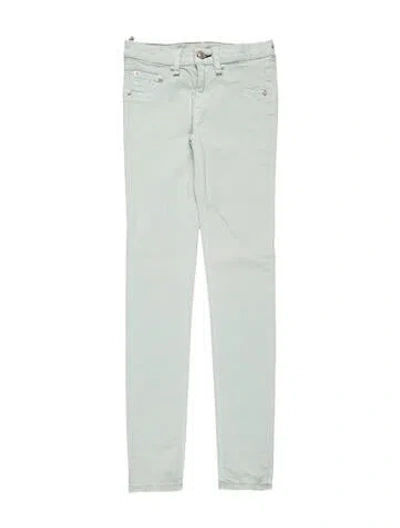 Pre-owned Rag & Bone Low-rise Skinny Leg Jeans In Green