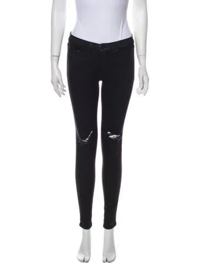 Pre-owned Rag & Bone Low-rise Skinny Leg Jeans In Multi